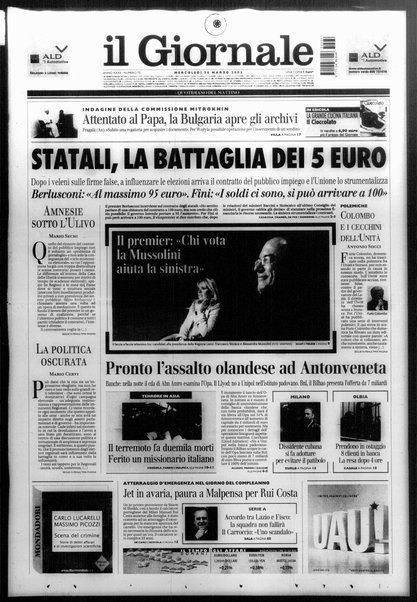 Il giornale : quotidiano del mattino